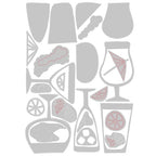 Simon Says Stamp! Tim Holtz Sizzix HAPPY HOUR Thinlits Die 664435