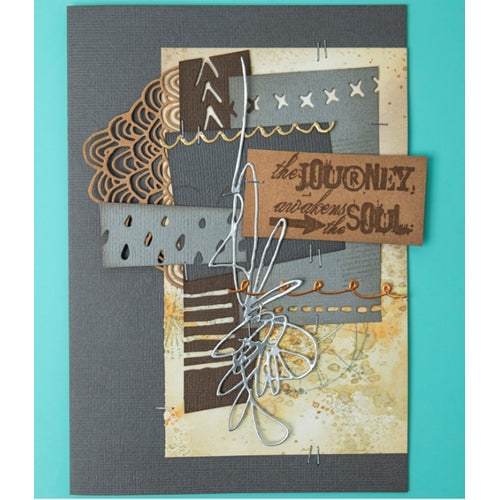 Simon Says Stamp! Tim Holtz Sizzix MEDIA MARKS Thinlits Die 664436