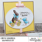 Simon Says Stamp! Stamping Bella Cling Stamp BUNDLE GIRL WITH A CHOCOLATE BUNNY eb906