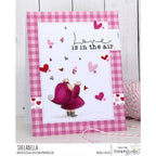 Simon Says Stamp! Stamping Bella Cling Stamp BUNDLE GIRL WITH FALLING HEARTS eb914