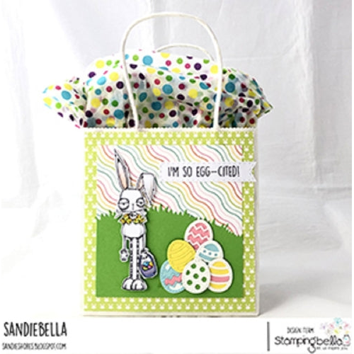 Simon Says Stamp! Stamping Bella Cling Stamp ODDBALL EASTER BUNNY eb916