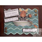 Simon Says Stamp! Riley And Company Funny Bones COFFEEOLOGY Cling Rubber Stamp RWD-781