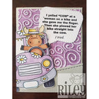 Simon Says Stamp! Riley And Company Funny Bones COW! Cling Rubber Stamp RWD 769