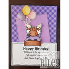 Simon Says Stamp! Riley And Company Funny Bones ALL-NIGHTERS Cling Rubber Stamp RWD 774