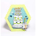 Simon Says Stamp! Art Impressions BIRTHDAY CAKE Clear Stamps and Dies 5255