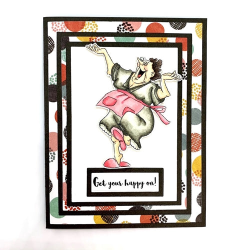 Simon Says Stamp! Art Impressions BE HAPPY Clear Stamps Laugh Lines 5279