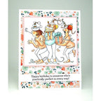 Simon Says Stamp! Art Impressions PRACTICALLY PERFECT Clear Stamps Girlfriends 5280