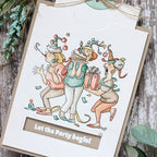 Simon Says Stamp! Art Impressions PRACTICALLY PERFECT Clear Stamps Girlfriends 5280 | color-code:ALT2