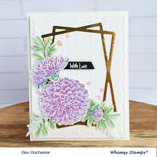 Simon Says Stamp! Whimsy Stamps CONNECT RECTANGLE FRAME Dies WSD439