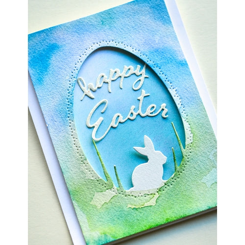 Simon Says Stamp! Memory Box ARCHED HAPPY EASTER Craft Die 94446