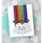 Simon Says Stamp! Memory Box DELICATE PASTEL GLITTER 6x6 Paper Pack gp1001