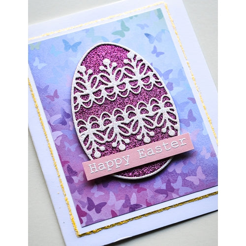 Simon Says Stamp! Memory Box DELICATE PASTEL GLITTER 6x6 Paper Pack gp1001