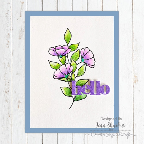Simon Says Stamp! Simon Says Stamp BOLD HELLO Wafer Die sssd112103 | color-code:ALT2