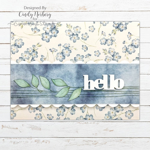 Simon Says Stamp! Simon Says Stamp BOLD HELLO Wafer Die sssd112103