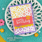 Simon Says Stamp! Newton's Nook Designs PETITE FLOWERS Stencil NN2002T01