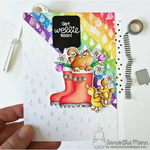 Simon Says Stamp! Newton's Nook Designs NEWTON'S RAIN BOOTS Clear Stamps NN2002S02 *