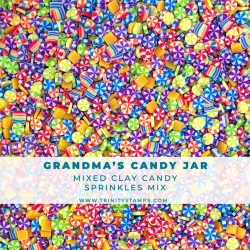 Simon Says Stamp! Trinity Stamps GRANDMA'S CANDY JAR Embellishment Box 982359