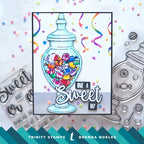 Simon Says Stamp! Trinity Stamps GRANDMA'S CANDY JAR Embellishment Box 982359