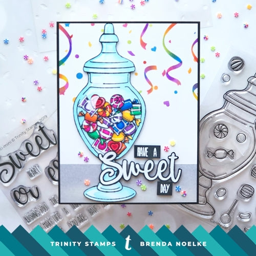 Simon Says Stamp! Trinity Stamps GRANDMA'S CANDY JAR Embellishment Box 982359