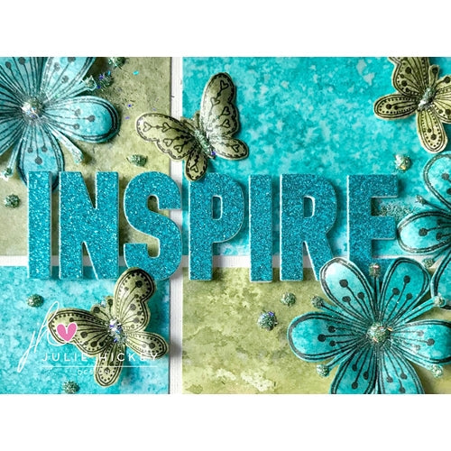 Simon Says Stamp! Julie Hickey Designs UPPERCASE ALPHABET Dies JHDCUT1011