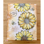 Simon Says Stamp! Julie Hickey Designs SUNFLOWER BEE Clear Stamps JH1019