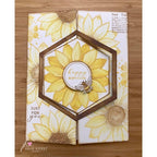 Simon Says Stamp! Julie Hickey Designs SUNFLOWER BEE Clear Stamps JH1019