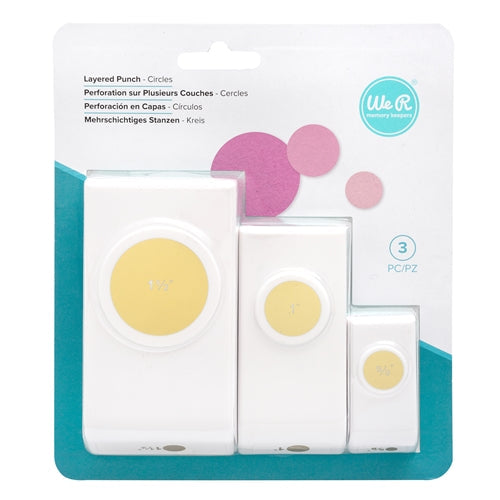Simon Says Stamp! We R Memory Keepers CIRCLES Layered Punch Set 661442