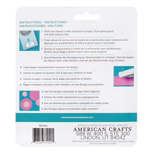 Simon Says Stamp! We R Memory Keepers CIRCLES Layered Punch Set 661442