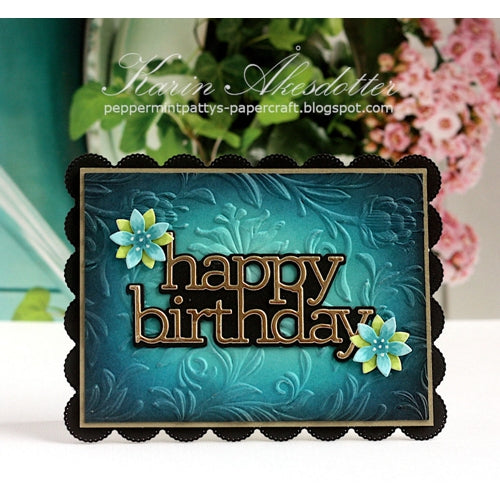 Simon Says Stamp! CZ Design Wafer Dies HAPPY BIRTHDAY czd82 | color-code:ALT10