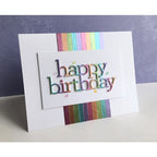 Simon Says Stamp! CZ Design Wafer Dies HAPPY BIRTHDAY czd82 | color-code:ALT3