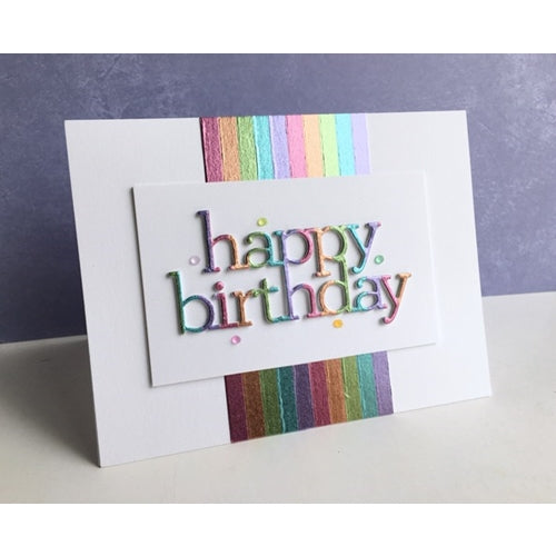 Simon Says Stamp! CZ Design Wafer Dies HAPPY BIRTHDAY czd82 | color-code:ALT3
