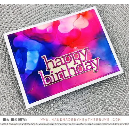 Simon Says Stamp! CZ Design Wafer Dies HAPPY BIRTHDAY czd82