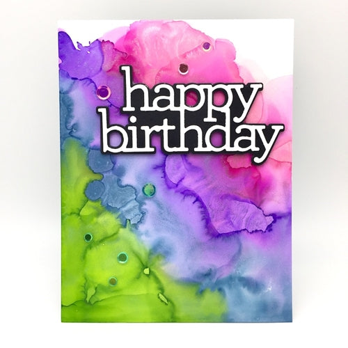 Simon Says Stamp! CZ Design Wafer Dies HAPPY BIRTHDAY czd82