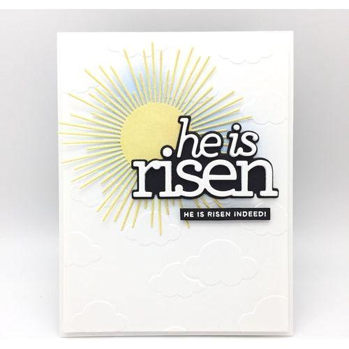Simon Says Stamp! CZ Design Wafer Dies HE IS RISEN czd83 Lucky To Know You