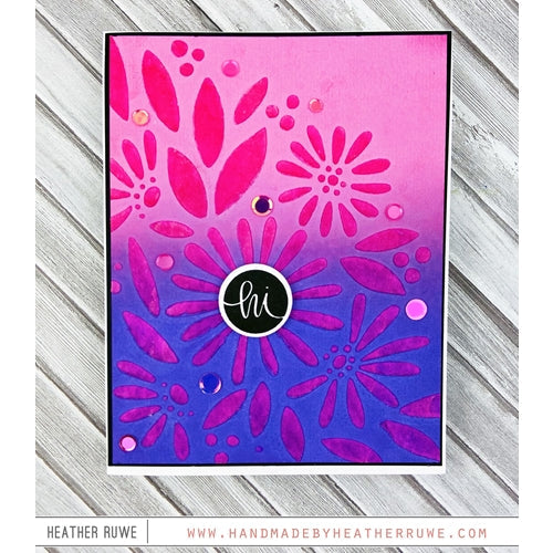 Simon Says Stamp! Simon Says Stamp Stencil DAISY BOUQUET ssst121470