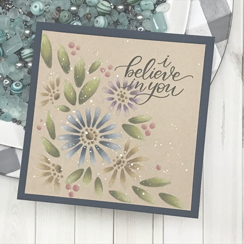 Simon Says Stamp! Simon Says Stamp Stencil DAISY BOUQUET ssst121470 | color-code:ALT4