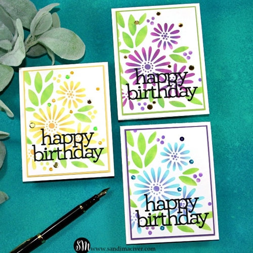 Simon Says Stamp! Simon Says Stamp Stencil DAISY BOUQUET ssst121470 | color-code:ALT5