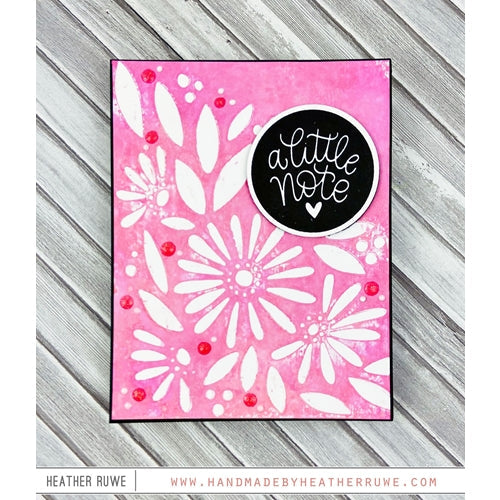 Simon Says Stamp! Simon Says Stamp Stencil DAISY BOUQUET ssst121470