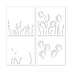 Simon Says Stamp! Simon Says Stamp Stencil LAYERED TULIPS ssst121476