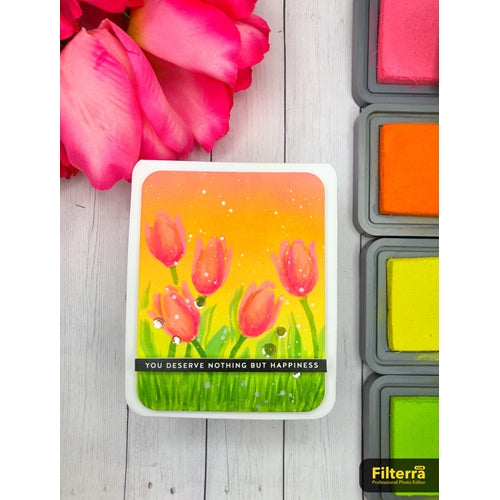 Simon Says Stamp! Simon Says Stamp Stencil LAYERED TULIPS ssst121476 | color-code:ALT3