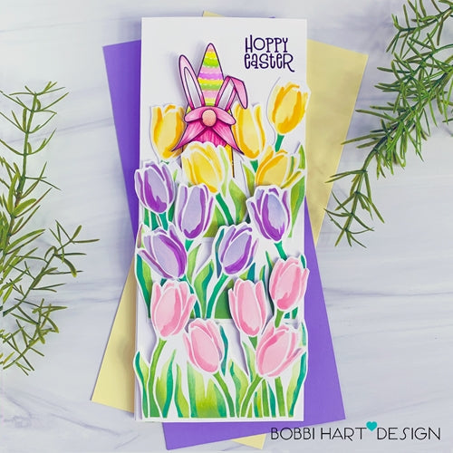 Simon Says Stamp! Simon Says Stamp Stencil LAYERED TULIPS ssst121476 | color-code:ALT4