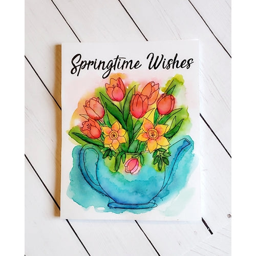 Simon Says Stamp! Simon Says Stamp Suzy's SPRING AND EASTER WISHES Watercolor Prints szwc20sew