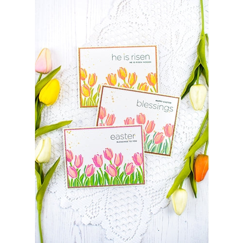Simon Says Stamp! Simon Says Clear Stamps LAYERED TULIPS sss202121