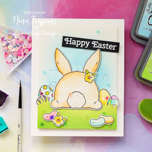 Simon Says Stamp! Simon Says Clear Stamps BUNNY BUTT PEEK A BOO sss202109 | color-code:ALT1