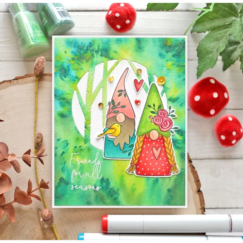 Simon Says Stamp! Simon Says Stamp SPRING GNOMES Wafer Dies sssd112118c | color-code:ALT6