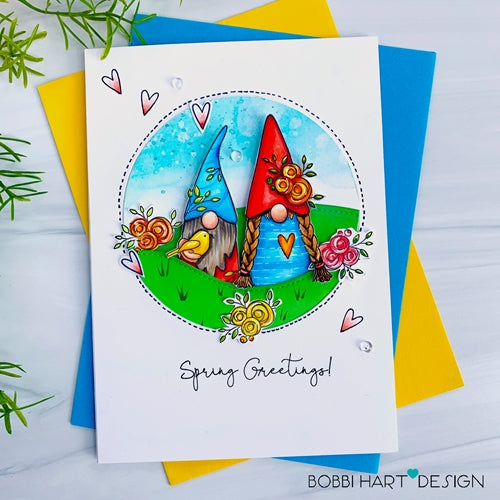 Simon Says Stamp! Simon Says Clear Stamps SPRING GNOMES sss102107 | color-code:ALT3