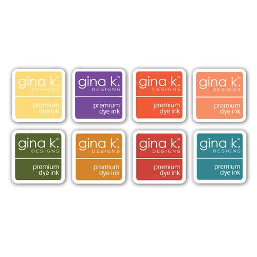 Simon Says Stamp! Gina K Designs AUTUMN Premium Dye Ink Cube Assortment 8387