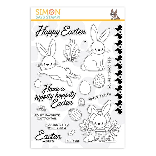 Simon Says Stamp! Simon Says Clear Stamps COTTONTAIL WISHES sss202133
