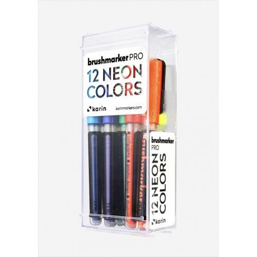 Karin Markers Pigment Decobrush , Passion Colors Collection 12