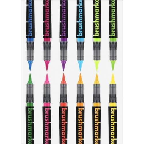 Karin Pigment Decobrush Markers : 36 Colours : Designer Set